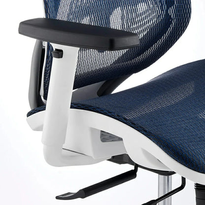 Ergonomic Commercial Project High Back Office Chair with Headrest (Blue)
