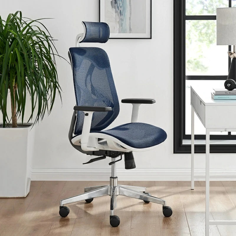 3. Ergonomic High Back Office Chair with Headrest: Style Meets Substance