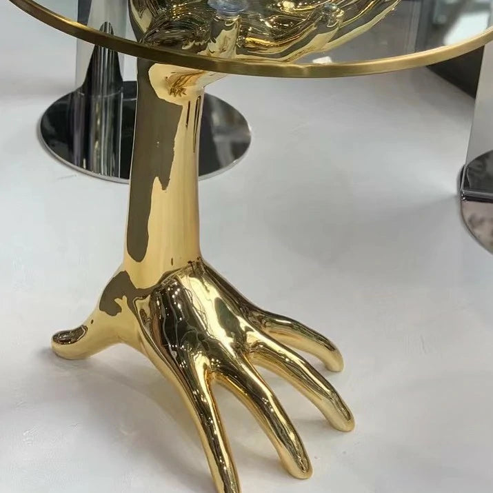 Superluxe Dichotomy Hands Sculptural Table