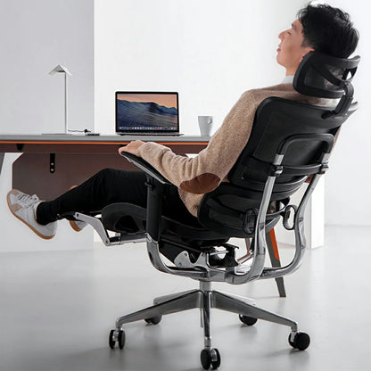 Ergonomic Mesh Office Chair High Back Home Office Desk Chair With Footrest