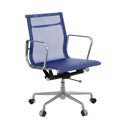 Eames EA117 alu office mesh chair blue color