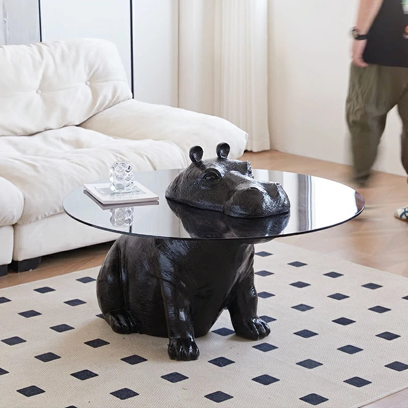 Small Modern Animals Coffee Table for Living Room