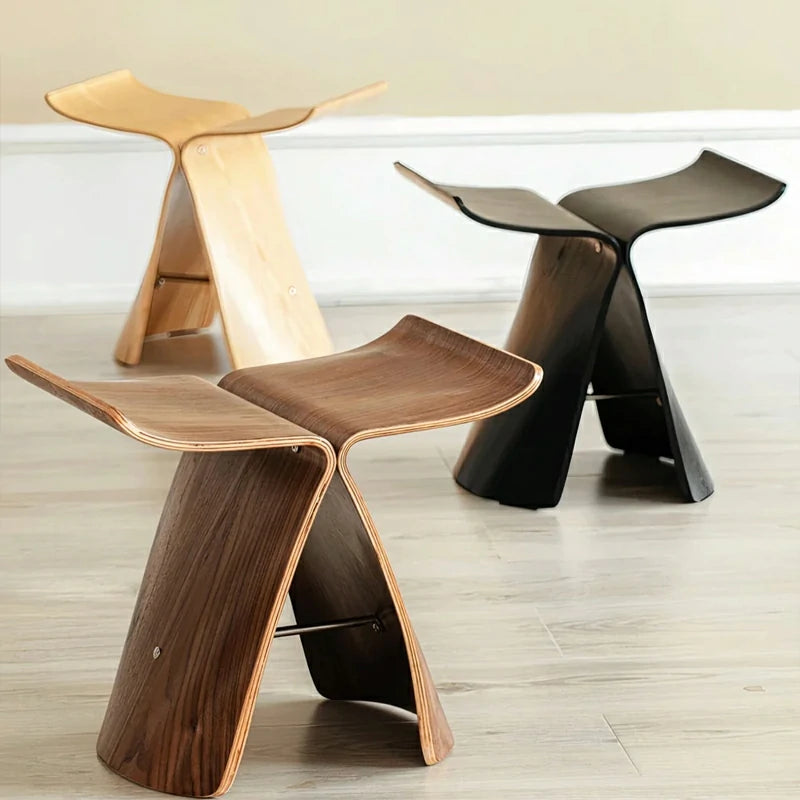  Butterfly Plywood Bar Modern Wood Stool Chair