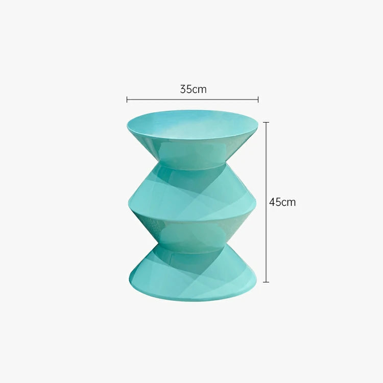 Replica Cesar side coffee table Tiffany blue